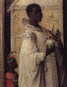BOSCH, Hieronymus kaspar konungarnas tillbedjian oil on canvas